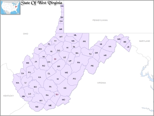 Product picture USA West Virginia
